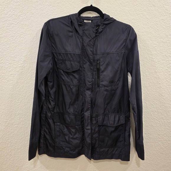 Nike Other - Nike 6.0 Mens Hooded Windbreaker Jacket Navy Blue Utility Cargo Pocket Small